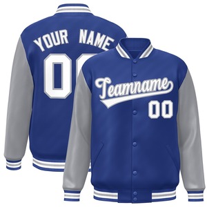 Wholesale Custom Stylish Chenille Embroidery Patched Genuine Full Sleeves Plain Baseball Plus Size Men's Varsity Jackets - Product Image 2