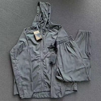 Ensemble survêtement coupe-vent pour homme, personnalisé avec logo, de haute qualité, vente en gros, séchage rapide, été 2026