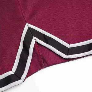 Shorts de basketball pour hommes en polyester peigné, taille élastique, vêtements de sport, couleur unie, imperméables, séchage rapide, respirants - Product Image 5