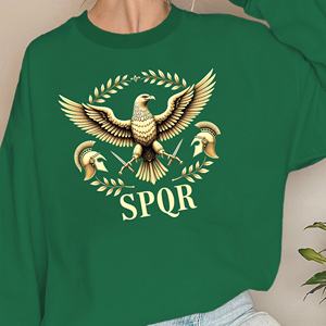 SPQR aigle avec couronne de laurier sweats femme - Product Image 5