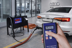 Analyseur d'opacité des fumées diesel KOENG OP-201 Haute Précision Prise en charge ODM Garantie 1 an Fabriqué en Corée Dioxyde de carbone Gaz inflammable IECEE - Product Image 3