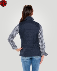 Women's Quilted Puffer Vest Sleeveless Zip Up Waistcoat <b>Lightweight</b> <b>Packable</b> Outerwear for Outdoor Wear Bubble Vest - Product Image 6