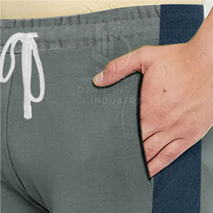 Private Label Men's Casual Straight Mid Waist 100% Cotton Fleece Breathable <b>Trouser</b> Low MOQ Latest Design Hot Sale Made Pakistan - Product Image 2