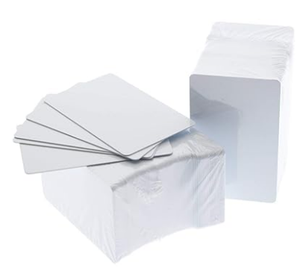 Tarjeta de Identificación de PVC Blanca Premium Ultra, Estándar CR80, Resistente al Agua, de Larga Duración para Impresión - Product Image 1