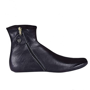 Hot Selling Premium Quality Winter Men Genuine Leather Prayer <b>Socks</b> <b>Black</b> Colors Breathable Custom Made - Product Image 4