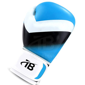 Professional Leather Customized Boxing <b>Gloves</b> with <b>Moisture</b> Wicking and Hook & Loop Closure-Factory Made Training <b>Gloves</b> - Product Image 6