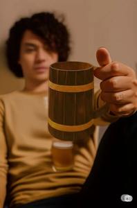 Tasses à café et à thé en bois massif naturel, écologiques et faites à la main, résistantes à la chaleur, pour la maison, le café et le restaurant - En vente - Product Image 3