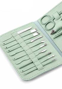 Kit de coupe-ongles professionnel en acier inoxydable 16 pièces, ensemble complet de manucure et pédicure, ciseaux, limes à ongles, pousse-cuticules - Product Image 2