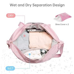 กระเป๋าเดินทางกีฬาแบบกันน้ำ พร้อมช่องเสียบ USB สำหรับชาร์จไฟ  วัสดุโพลีเอสเตอร์อ็อกซ์ฟอร์ด  สำหรับตั้งแคมป์ เดินป่า ออกกำลังกาย ฟิตเนส พักผ่อน  รับสกรีนโลโก้ - Product Image 3