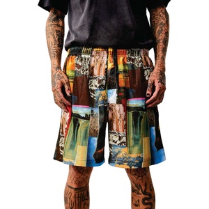 Pantalon short en velours côtelé solide à séchage rapide avec logo personnalisé de haute qualité pour hommes vente en gros - Product Image 1