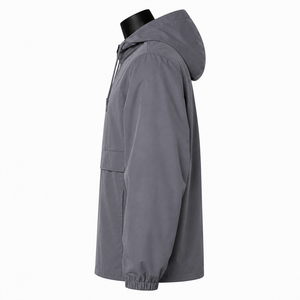 Chaqueta Cortavientos Personalizada Unisex Ligera, Impermeable, Transpirable y Ecológica con Cierre Completo para Deportes, Running y Actividades al Aire Libre - Product Image 4