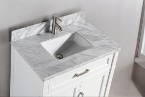 36 Inch Modern Luxury Vanity Mirror Set with Fashional Vanity Set Cabinet Single Sink Mirror Bathroom Vanity Marble Top - Product Image 2