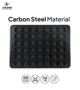 Moule à mini-muffins en acier carbone de qualité supérieure avec revêtement antiadhésif en granit multicouche, compatible four et distribution uniforme de la chaleur - Product Image 4