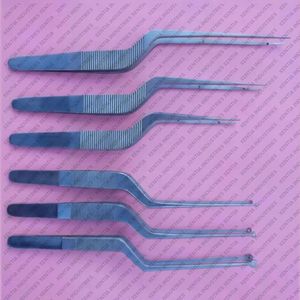 Premium Stainless Steel 6 <b>Pc</b> Neurosurgical Yasargill Tumor & Micro Bayonet Forceps <b>Set</b> Reusable Neurosurgery Surgical Instrument - Product Image 6