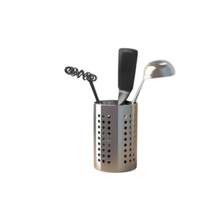 Organisateur de cuisine, porte-ustensiles en acier inoxydable, porte-couverts avec 3 compartiments, pour comptoir, cuillères, couteaux, fourchettes, maison, hôtel - Product Image 3