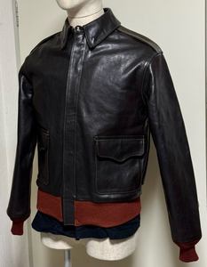 Veste en cuir sur mesure, veste en cuir pour homme, veste bomber, veste aviateur, veste en cuir d'agneau véritable pour homme - Product Image 2