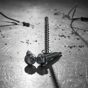 Tornillos Autoperforantes con Cabeza Hexagonal, Clase 4.8 y 6.8, Rosca Gruesa, Acero al Carbono Zincado, Estándares DIN/ANSI en Pulgadas, PDC - Product Image 1