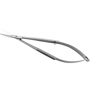Ciseaux à ressort professionnels russes courbés micro-ciseaux à action à ressort pour la beauté, la broderie, la coupe des sourcils, la manucure, nouveau design - Product Image 4