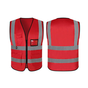 Chaleco de Seguridad Industrial de Alta Visibilidad con Diseño Multibolsillos, Características Reflectantes, Material de Poliéster, Opciones Personalizables - Product Image 3