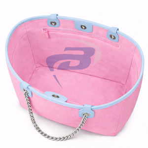 Bolsa de Lona Resistente Gamma Phi Delta Sorority, Color Rosa Claro y Azul Claro, con Correa de Cadena, Gran Capacidad, Alta Calidad, Bolsa de Moda GPD - Product Image 3