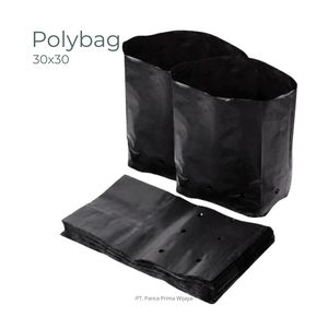 High Quality Black Poly Grow Bag 30x30cm 1kg Pack 50pcs | Heavy Duty Nursery Planting Bag for Agriculture - Product Image 1