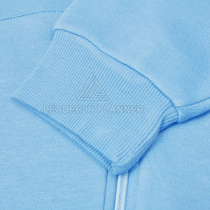 เสื้อฮู้ดซิปคุณภาพสูงสำหรับผู้ชาย ปรับแต่งได้ ผลิตจากผ้าฝ้ายฟลีซ 100% ระบายอากาศได้ดีและแห้งเร็ว บริการ OEM - Product Image 5