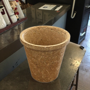 GrainSip 250 ml 8.5 oz Rice Bran Cup Compostable Biodegradable Single Use Food Grade <b>Plastic</b> Free - Product Image 1