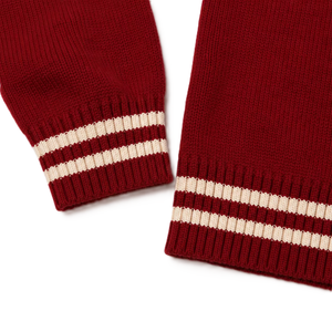 Wholesale Custom logos Varsity <b>Cardigan</b> V- Neck high quality for Schools/Collages & Universities - Product Image 5