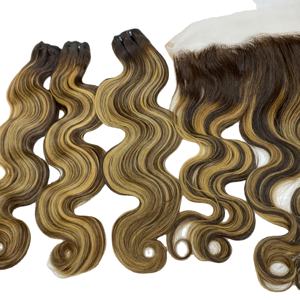 Vente en gros de haute qualité tendance Mix Color Body Wave paquets de cheveux humains vietnamiens pour les femmes noires vendeurs - Product Image 4