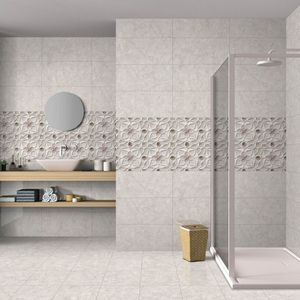 กระเบื้องเซรามิกสีขาวเงาขนาด 300x600 มม. คุณภาพสูง สำหรับตกแต่งผนังสำนักงาน ศูนย์ธุรกิจ และตกแต่งภายใน - Product Image 3