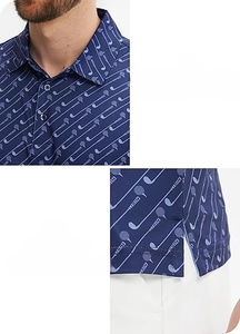 Polo pour homme respirant, dernière mode, manches courtes, impression de logo personnalisée de haute qualité, matière en coton, polo pour homme - Product Image 4