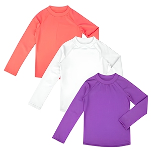 BJJ MMA Rashguard Children Unisex Full Sleeve Compression Breathable Quick Dry UPF50+ Anti-UV Spandex Anti-Rip for No-Gi - Product Image 1