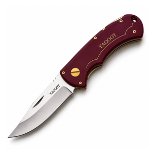 Cuchillo de Hoja Fija Hecho a Mano SHARP POINT TRADES, Estilo Sheepsfoot, Borde Recto, Mango de Cuero, Grado Industrial, Grosor de 0.5mm, TST-A-621 - Product Image 5