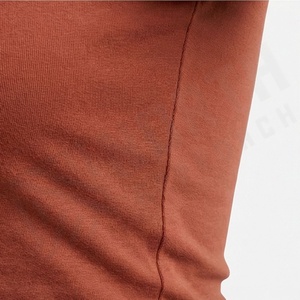 เสื้อครอปท็อปผู้หญิงผ้าฝ้ายสีตามสั่ง คอกลม เซ็กซี่ ทรงหลวม มีกระเป๋า เสื้อผ้าสตรีทแวร์ ฟิตเนส ออกกำลังกาย เสื้อยืดแอคทีฟแวร์ - Product Image 5