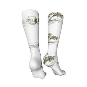 Calcetines Ecuestres de Algodón 100% hasta la Rodilla con Diseño Personalizado y Logotipo, MOQ Bajo - Product Image 6