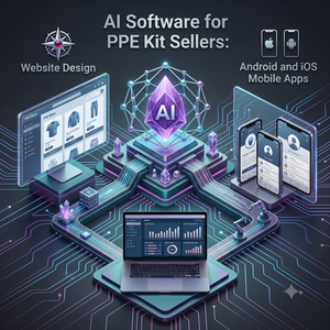 ซอฟต์แวร์ AI สำหรับผู้ขายชุดอุปกรณ์ป้องกันส่วนบุคคล การออกแบบเว็บไซต์ แอปพลิเคชันมือถือ Android iOS ปลั๊กอิน WordPress Shopify ซอฟต์แวร์ AI ERP CRM อีคอมเมิร์ซ - Product Image 2