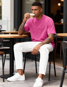 Camisetas de Moda para Hombre, Manga Larga, Talla Grande, 100% Algodón, Color Sólido, Transpirables y Ecológicas - Product Image 2
