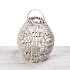 Top quality <b>lanterns</b> for weddings white <b>rattan</b> <b>lantern</b> competitive price candle display holder - Product Image 1