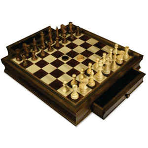 Jeu d'échecs artisanal en bois massif/érable avec pièces Staunton lestées de qualité supérieure - Jeu d'échecs décoratif de luxe pour bureau - Product Image 3