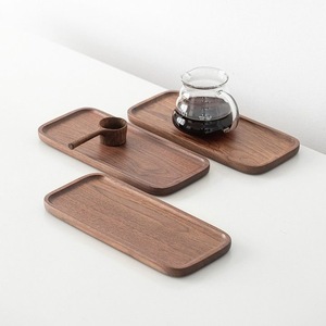 Plateau de service en bois artisanal, durable, facile à nettoyer, finition naturelle, pour la restauration, service alimentaire pour hôtel, restaurant - Product Image 2