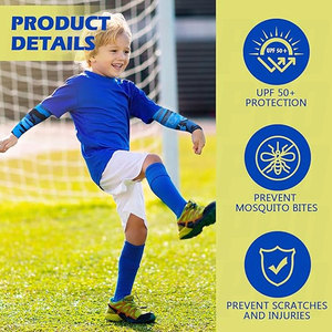 Par de Mangas Protectoras para Niños, Protección UV, Refrigerantes y de Compresión, para Niños y Niñas, para Béisbol, Fútbol, Baloncesto y Otros Deportes - Product Image 3