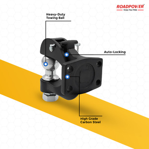 ROADPOWER (RP-HTSPC-BK-BG) Attelage robuste noir pour Toyota Land Cruiser, crochet de remorquage avec boule de 2 pouces et polyvalence de remorquage - Product Image 4