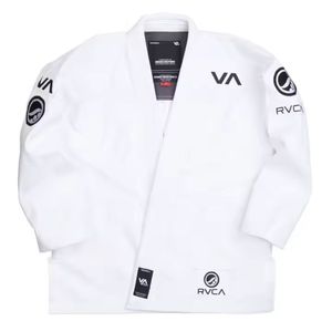 ชุดยิวยิตสูบราซิลสำหรับผู้ชาย IBJJF ผ้าคิโมโนกันหด 440 GSM ผ้าฝ้ายทอแบบเพิร์ลวีฟ ปักโลโก้ตามสั่ง ชุดศิลปะการต่อสู้แบบกำหนดเอง - Product Image 1