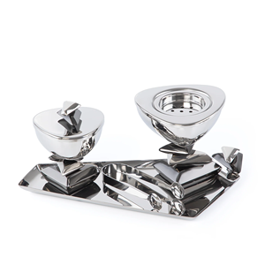 Quemador de Bakhoor moderno de hierro y mármol con diseño elegante para quemar Oud Bakhoor y seguro para la decoración de hogares de lujo. - Product Image 3