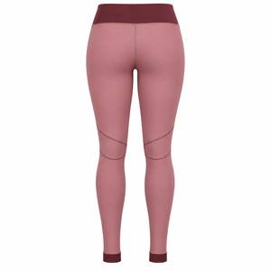Women’s Crossover Waist Workout <b>Leggings</b> with Curved <b>Knee</b> Seam Detail High Waisted Full <b>Length</b> <b>Leggings</b> - Product Image 2