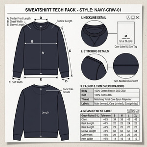 เสื้อสเวตเชิ้ตคอกลมทรงปกติสำหรับผู้ชาย สีพื้น ผ้าถัก 100% คอตตอน โลโก้ด้านหน้า สวมใส่สบายๆ สำหรับฤดูหนาว ลดราคาพิเศษทางออนไลน์ - Product Image 6