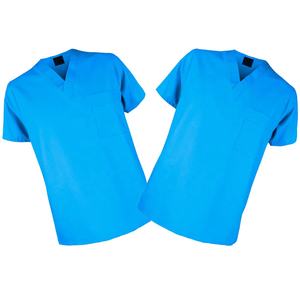 Uniformes médicos transpirables de secado rápido unisex, diseño de logotipo personalizado de enfermería, uniforme quirúrgico de alta calidad de manga corta para mujer - Product Image 6