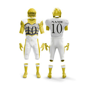 Ensemble de maillots de football américain les plus populaires, impression personnalisée, uniforme de sport respirant à manches courtes - Product Image 5