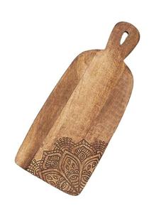 Planche à découper rectangulaire en bois gravé tournesol avec poignée pour la décoration de cuisine et de table, idéale pour le Ramadan - Product Image 2