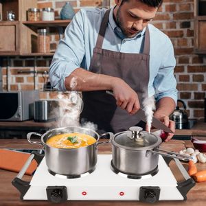 Fornello elettrico portatile a doppia potenza 2000W 5 livelli di temperatura da 5,5 pollici bobine per cottura rapida per pentole piatte facile pulizia - Product Image 3